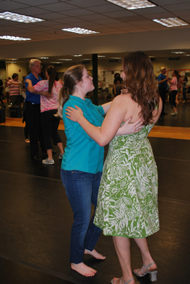 Master Class in Ballroom Dance at the Valdosta State University Dance Department on March 4, 2011